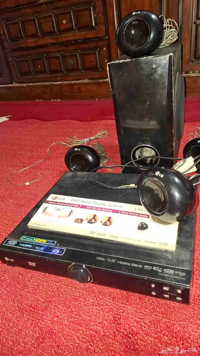 سمعات استيريو نظام سينما منزلية بتقنية DVD بطاقة تصل إلى 30 1