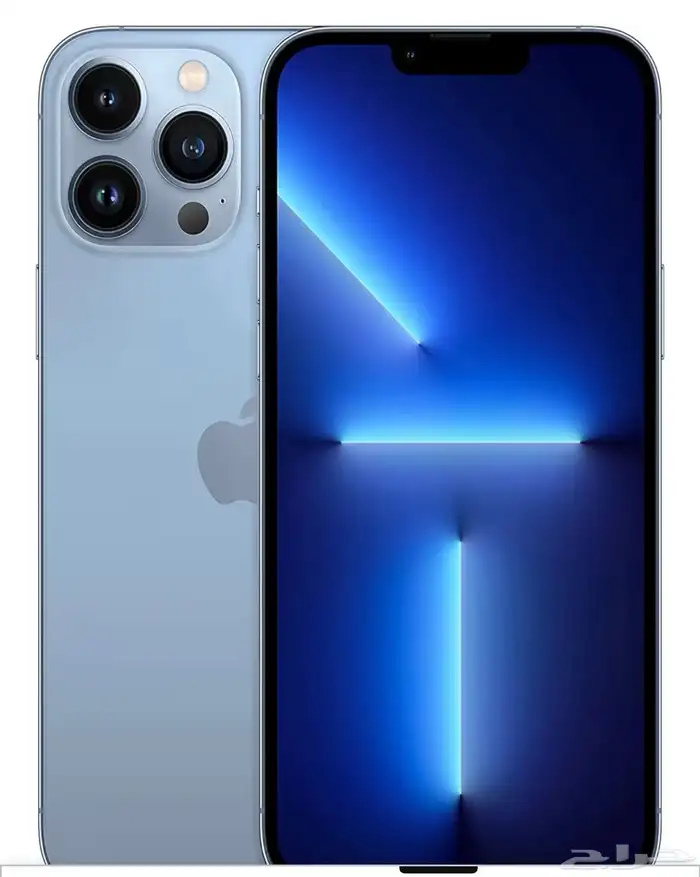 للبيع ايفون 13 برو ماكس 256 اللون سييرا بلو جديد 0