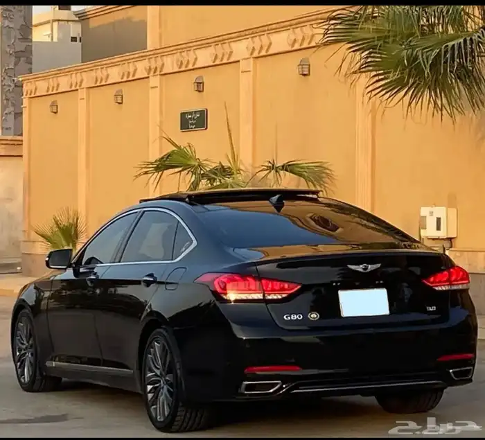 جنسس G80 2019 اللون اسود الناغي 5