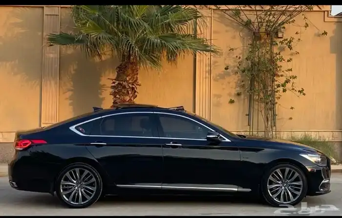 جنسس G80 2019 اللون اسود الناغي 2