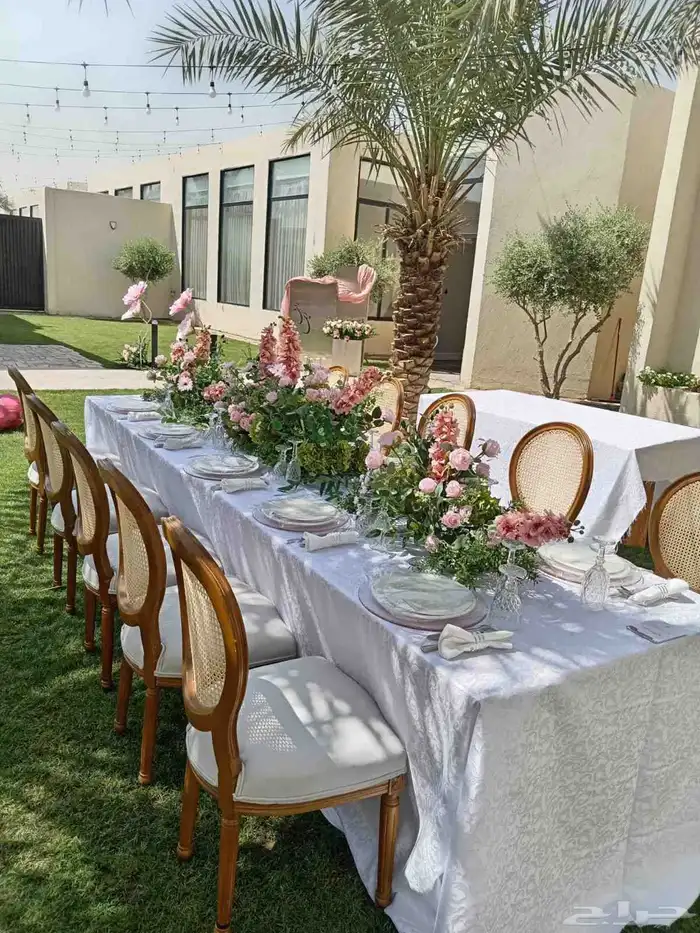 تاجير كراسي وطاولات طعام وتنسيق كوش ومداخل استقبال 5