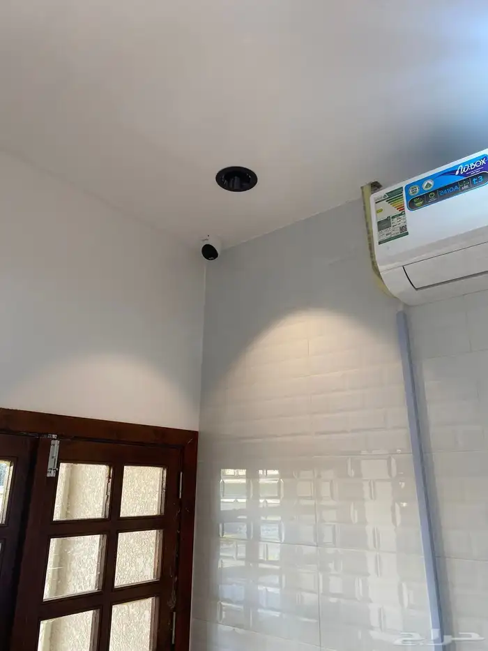 4 كاميرات مراقبة مع جهاز التسجيل والشاشة 6