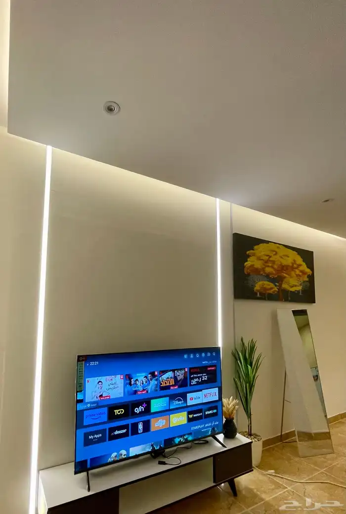 شقق مفروشة ( شقة مؤثثة ) فاخرة في موقع مميز الراكة الشمالية 0