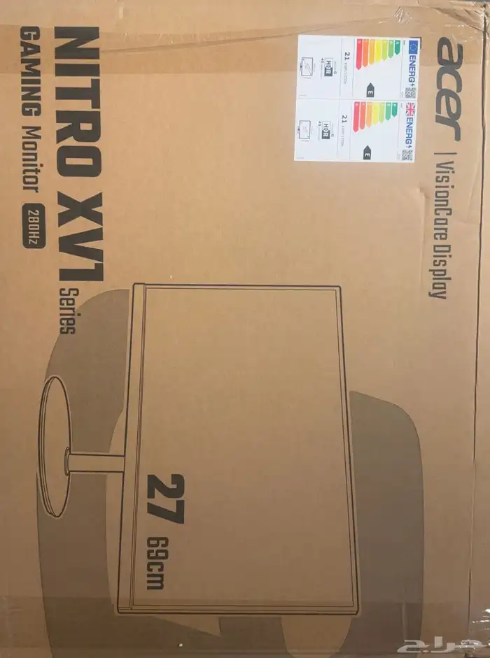 شاشة قيمنق ايسر acer 280hz 0.5ms 1