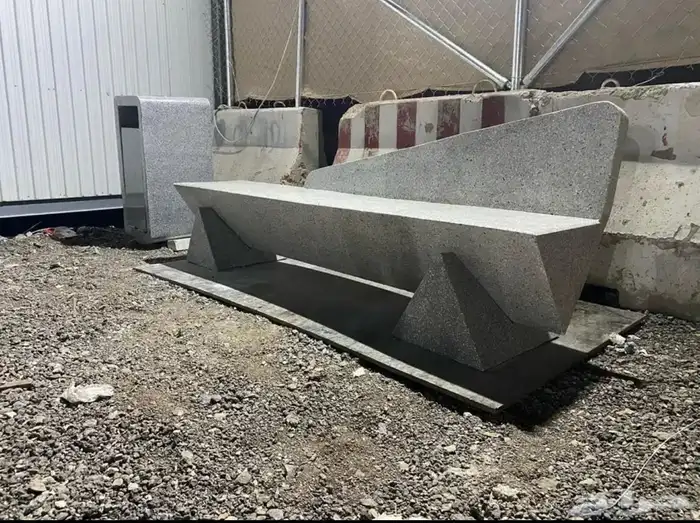 كراسي خرسانيه احواض زهور جميع اعمال زينة الحدائق 4