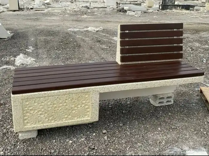 كراسي خرسانيه احواض زهور جميع اعمال زينة الحدائق 0