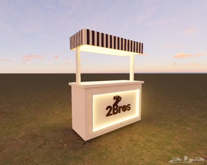 تصنيع بوثات متحركة لل كافيهات والمحلات 1