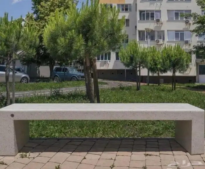 كراسي خرسانيه احواض زهور جميع اعمال زينة الحدائق 13