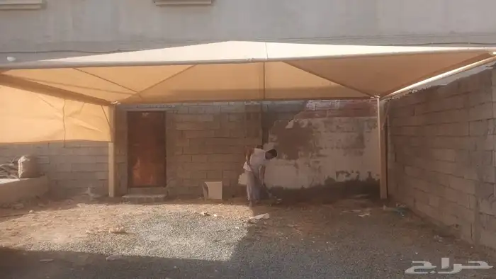 مظلات سيارات جده فك ونقل وتركيب وتشغير قماش تركيب سواتر 2