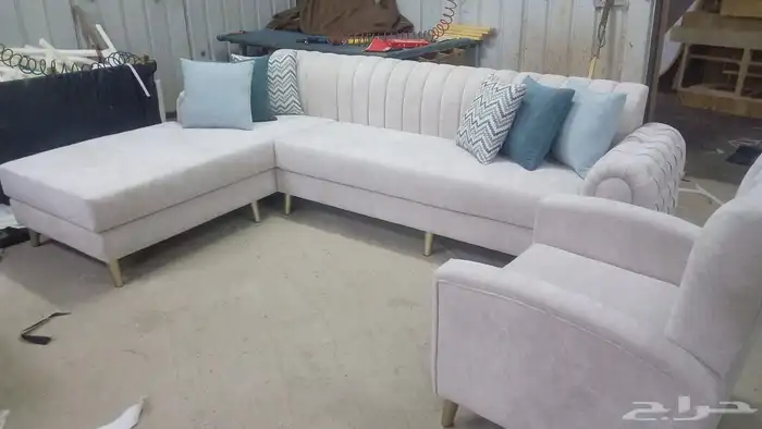 مفروشات كنب بأسعار المصنع تفصيل جاهز على حسب الطلب كنب ايكيا 0