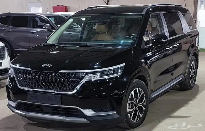 كيا كارنيفال اسود 2021 ديزل بطاقة جمركية وارد كوريا 1
