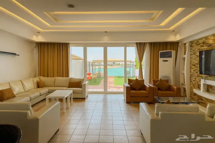 درة العروس فيلا على البحر شاطئ البردايس للايجار اليومي 2