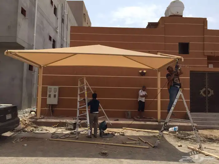 مظلات سواتر بيوت شعر هناجر ابواب شبابيك 8