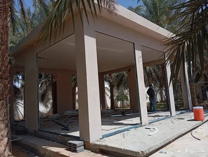 انشاء ملاحق اسمنت بورد قرف اسمنت بورد 5