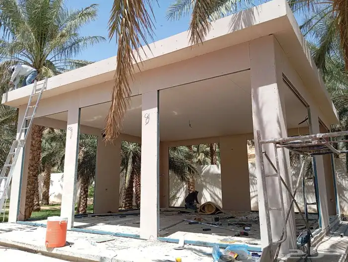 انشاء ملاحق اسمنت بورد قرف اسمنت بورد 3