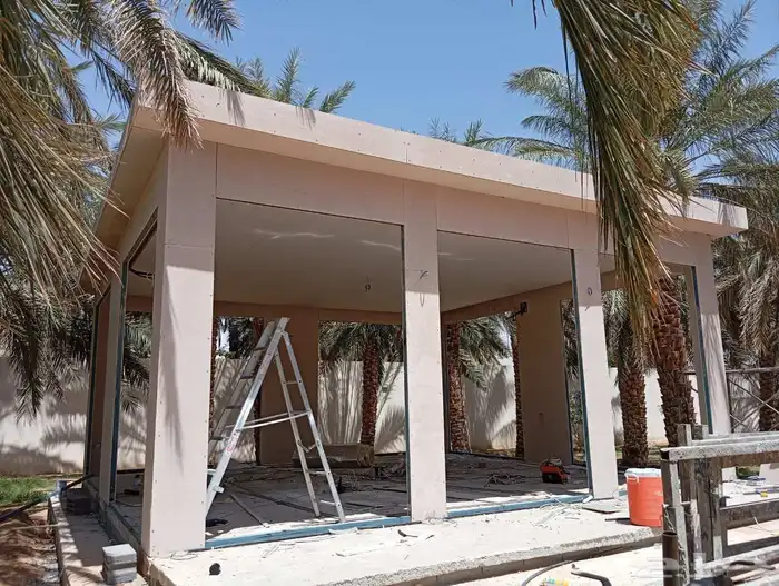 انشاء ملاحق اسمنت بورد قرف اسمنت بورد 9