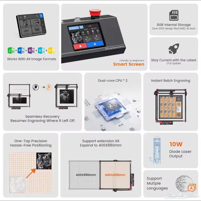 للبيع مكينة ليزر احترافية شبه جديدة 1