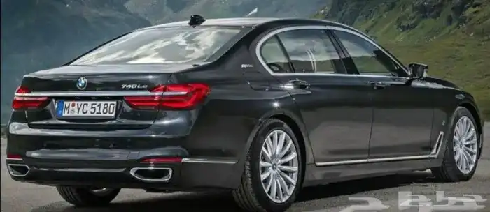 جنوط BMW 740li 2019 مع كفرات نظيفه 1