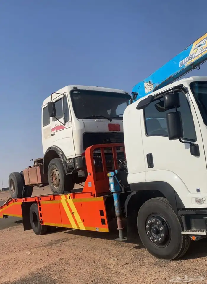 ايسوزو سطحة 5طن ونش flatbed satha 5 ton winch 1