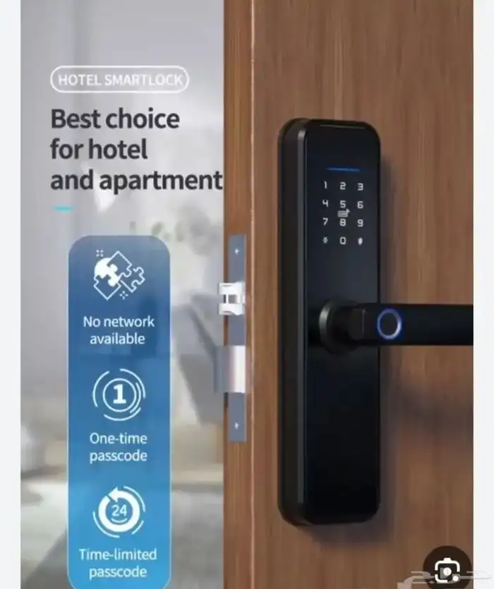 قفل ذكي فني تركيب وبرمجه جميع الأقفال الذكيه ضمان عالتركيب 5