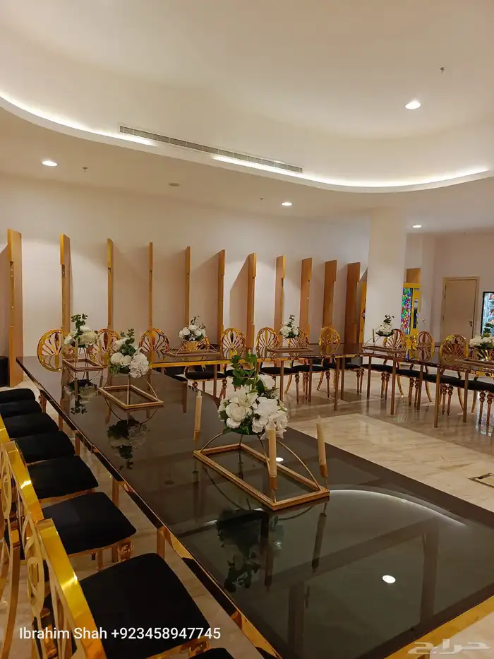 طاولات طعام وكراسي حفلات للبيع 18