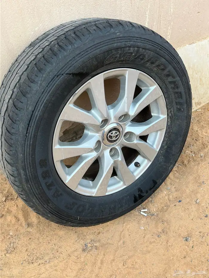 جنوط بكفرات العدد 4 جنوط جي اكس ار 2016 مقاس18 0