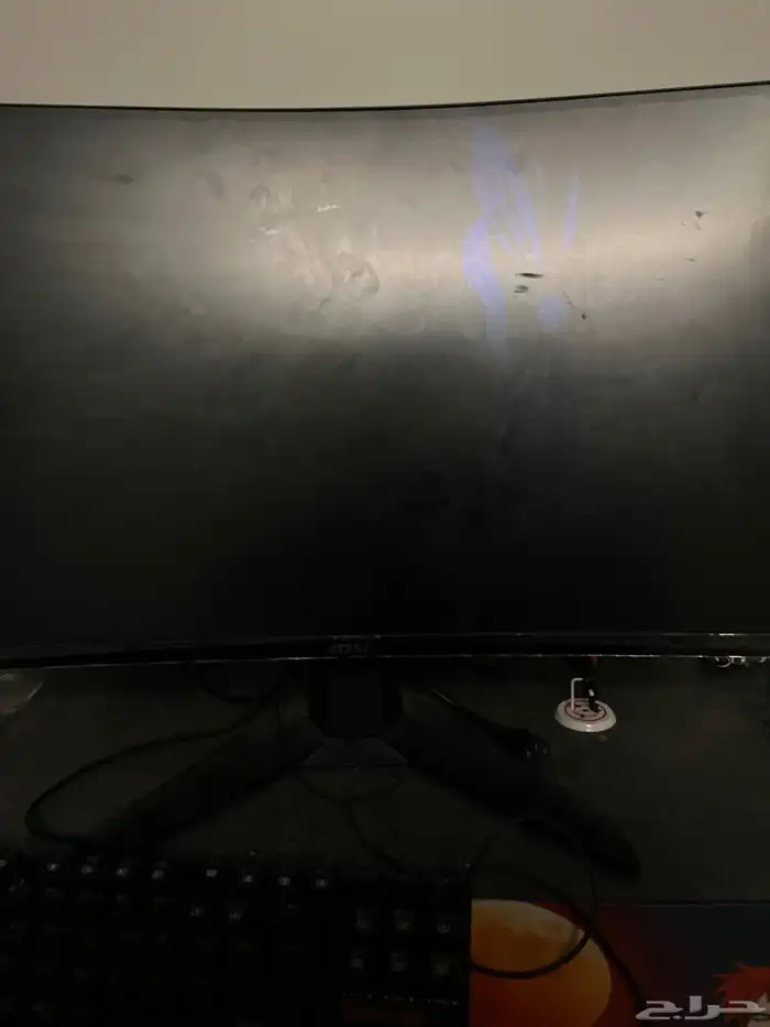 شاشه قيمنق منحنيه نوع WQHD IPS هذا بوصه مكسوره من داخلي 0