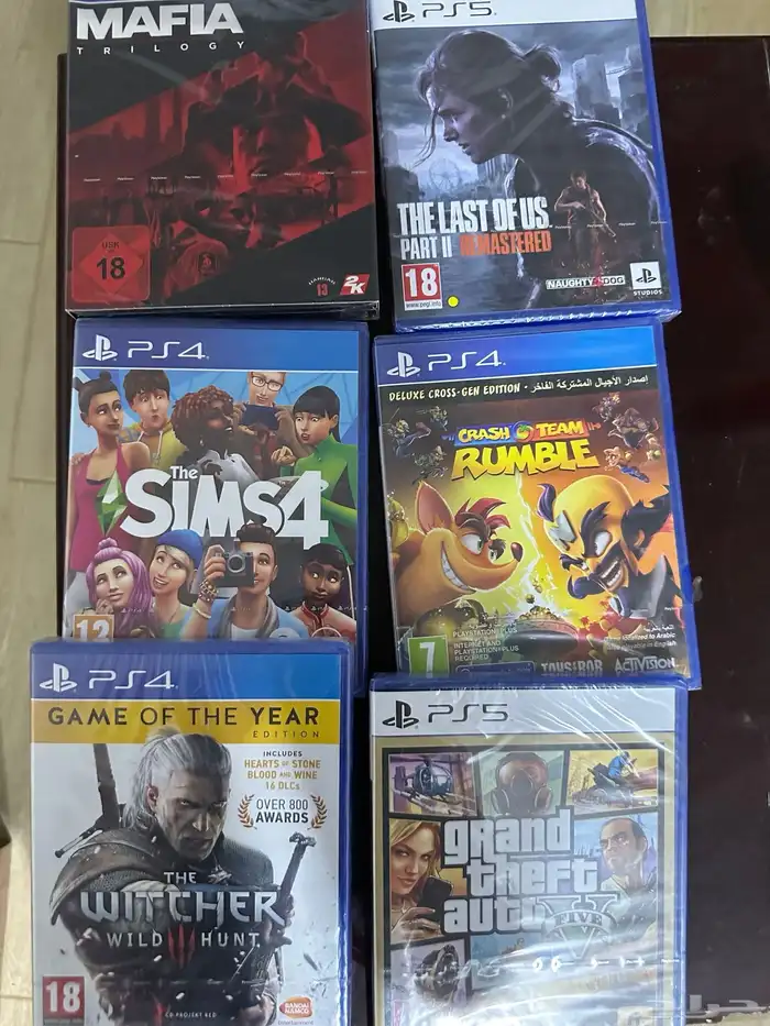 العاب بلاي ستيشن 4 و 5 للبيع مستعمل و جديد 7