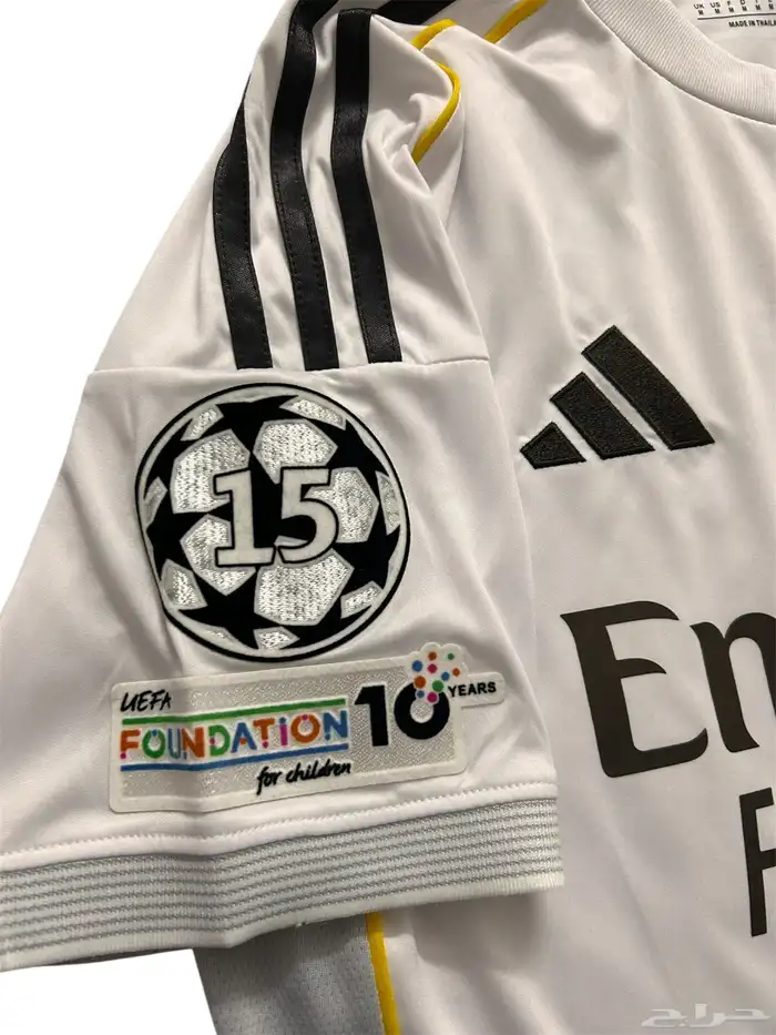 تيشيرت ريال مدريد الموسم الحالي مقاس M طباعه امبابي 2