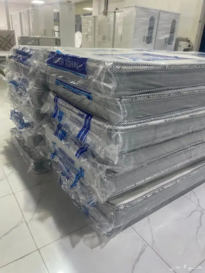 190 90دولاب بابين سرير مراتب 15سنتي 2