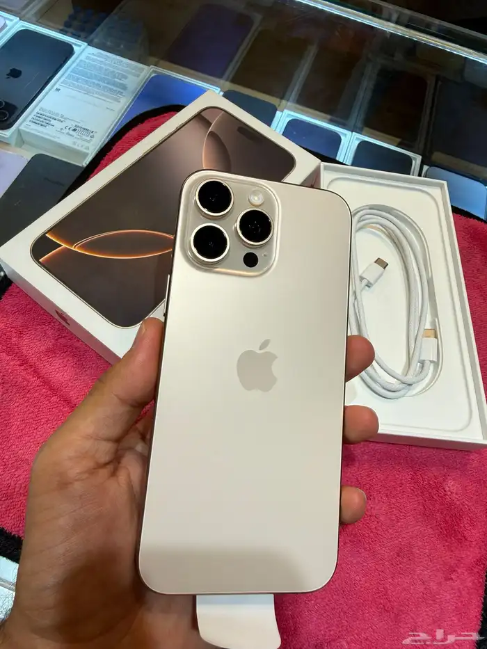 آيفون 16 برو ماكس 512 قيقاء جديد نو اكت  مع كرتونه 9