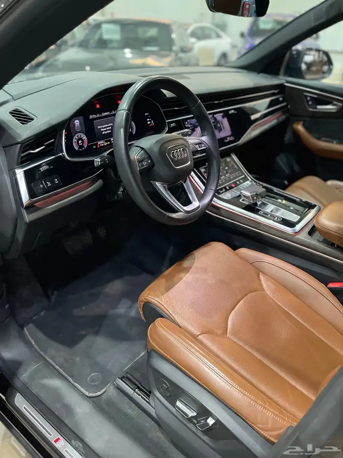 اودي Q8 s line سعودي 2020 اسود-جملي 6