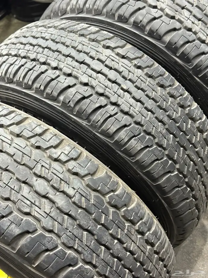 اربعه كفرات دلوب بنجيب بناجر شبه الجديد مقاس 17-65-275 7