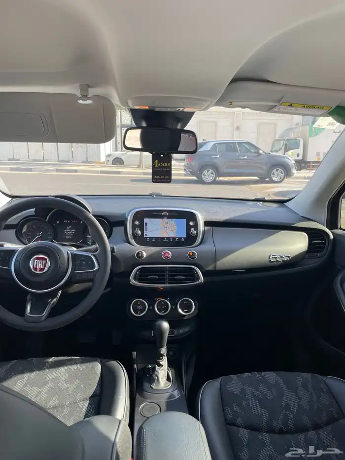 فيات 500x موديل 2022 ممشى السياره 34000 الف 2