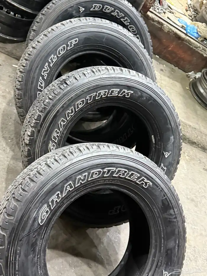 اربعه كفرات دلوب بنجيب بناجر شبه الجديد مقاس 17-65-275 10