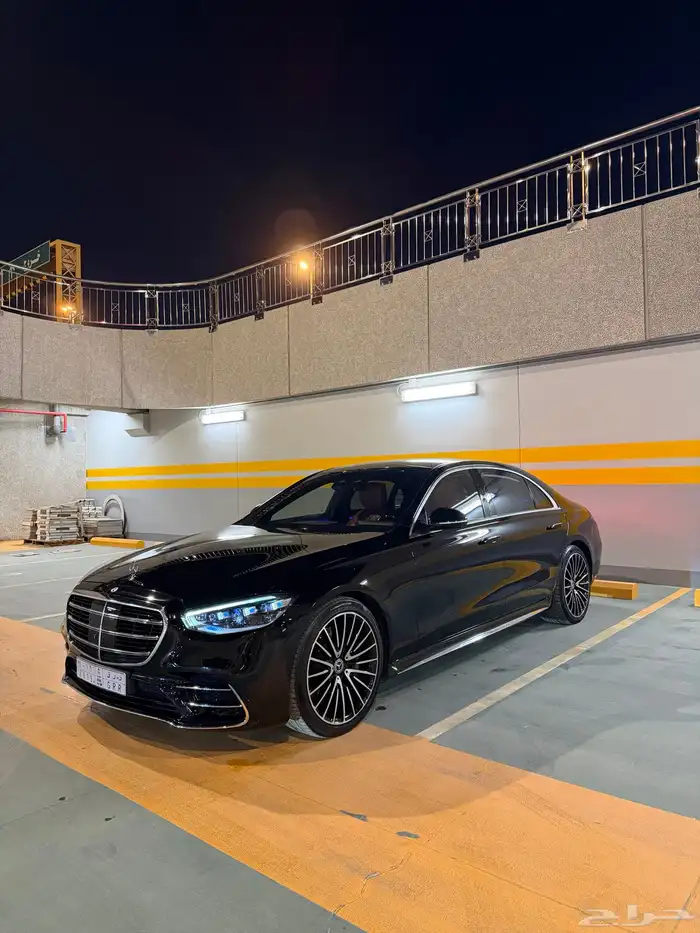 مرسدس S450 2023 جفالي اسود ملكي 0