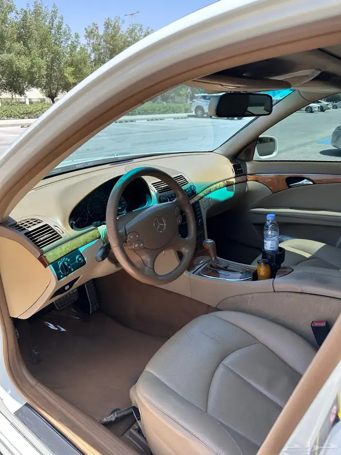 مرسيدس E230 موديل 2007 نظيفة جد ا   كيت AMG E63 5