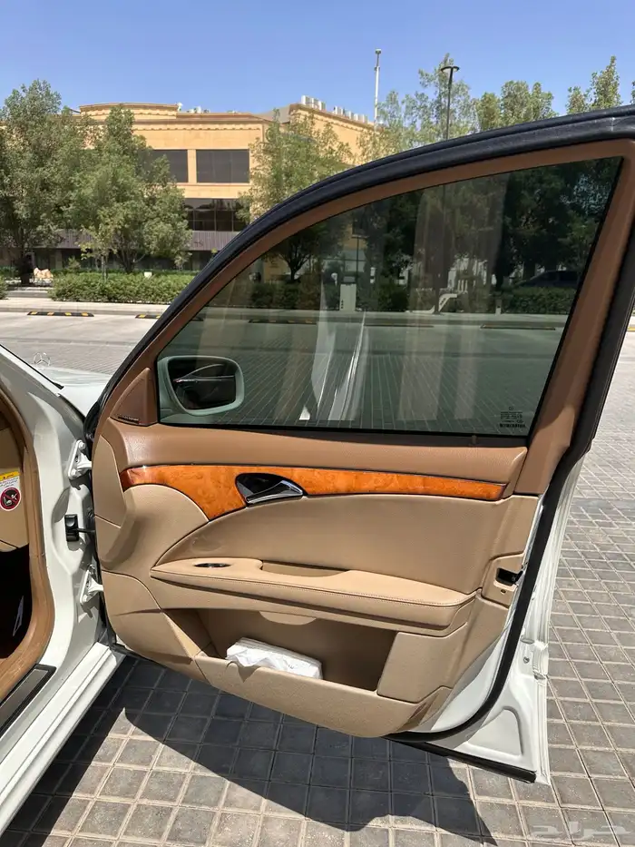مرسيدس E230 موديل 2007 نظيفة جد ا   كيت AMG E63 12