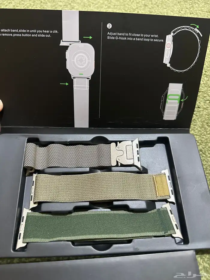 ساعة أرجوان شبيهة أبل 2