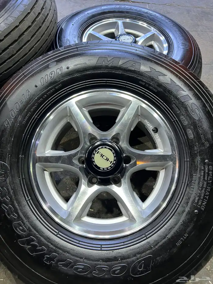 بالون 900.16 مع جنوط ريس مقاس 16تاريخ 24 آخر السنه 17