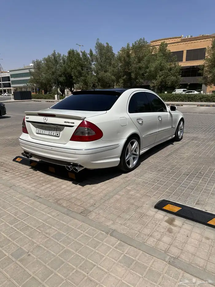 مرسيدس E230 موديل 2007 نظيفة جد ا   كيت AMG E63 3