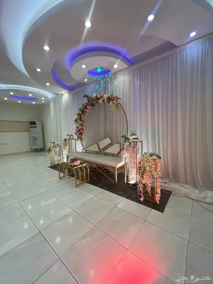 قاعة درة تبوك الان عرض مع الكوشة 13