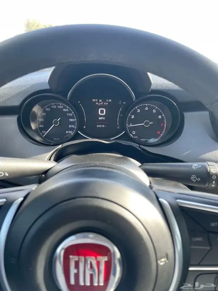فيات 500x موديل 2022 ممشى السياره 34000 الف 7