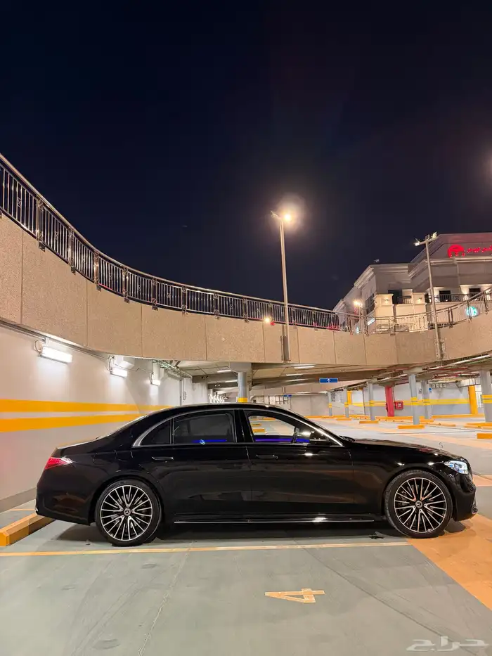 مرسدس S450 2023 جفالي اسود ملكي 5