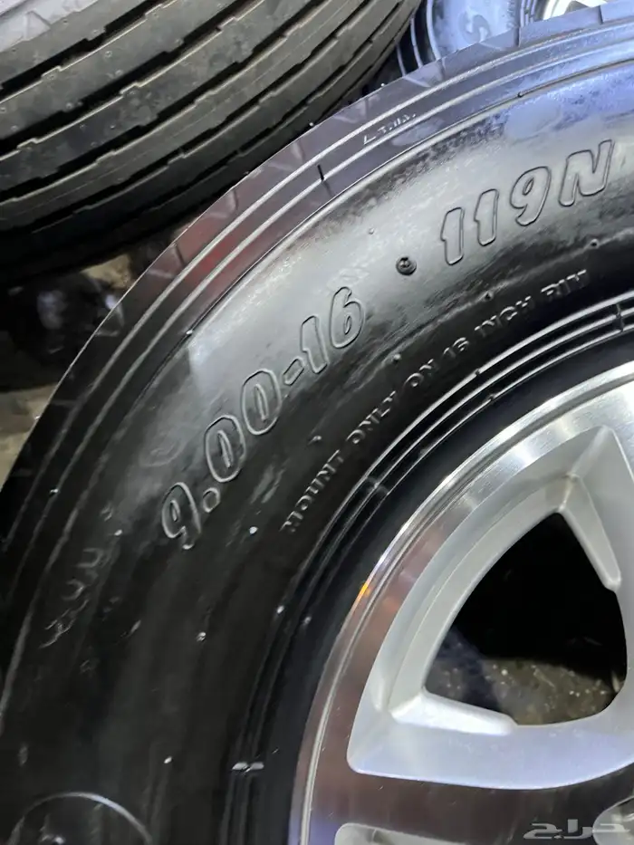 بالون 900.16 مع جنوط ريس مقاس 16تاريخ 24 آخر السنه 16