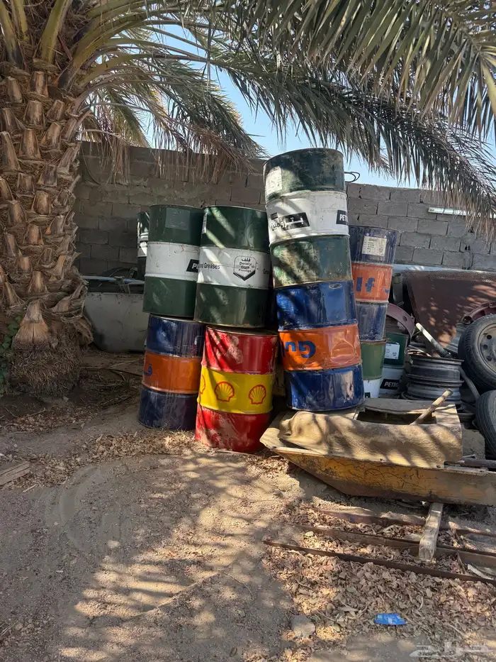 براميل زيت فارغه جديد 1