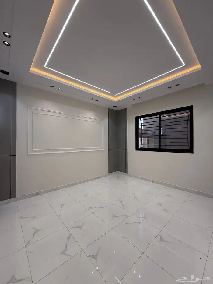 للبيع بحي الضيافة شقق أرضي وعلوي بسطح موقع كامل الخدمات 5