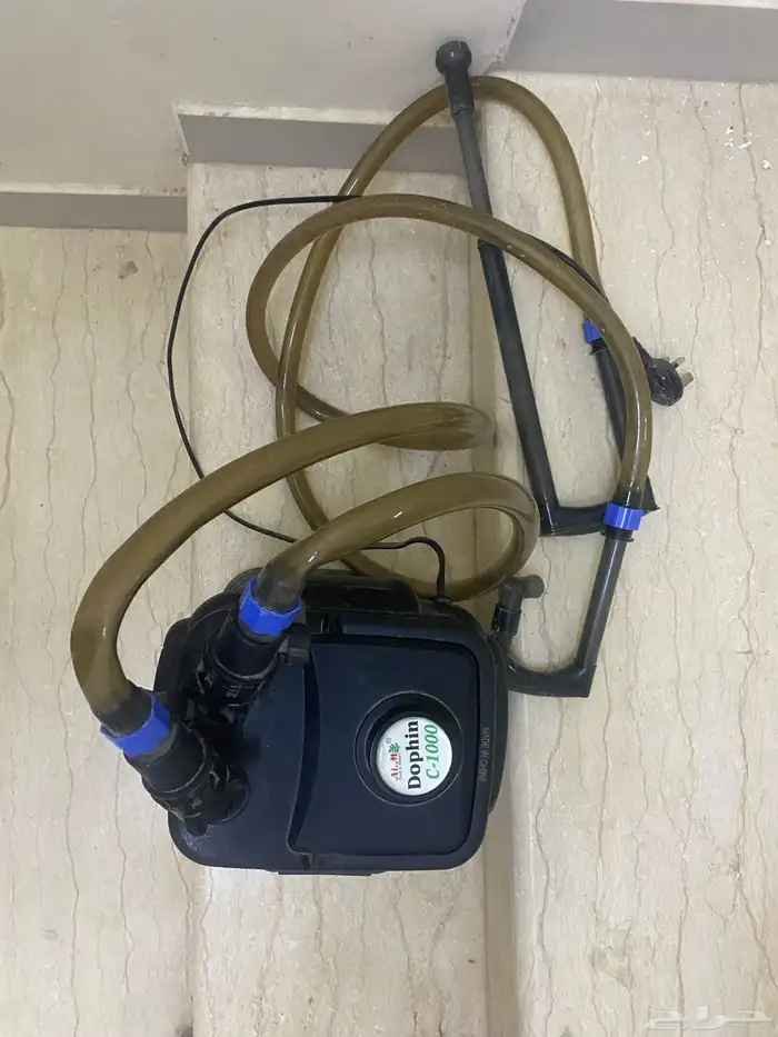 حوض سمك شبه جديد و فلتر خارجي 2