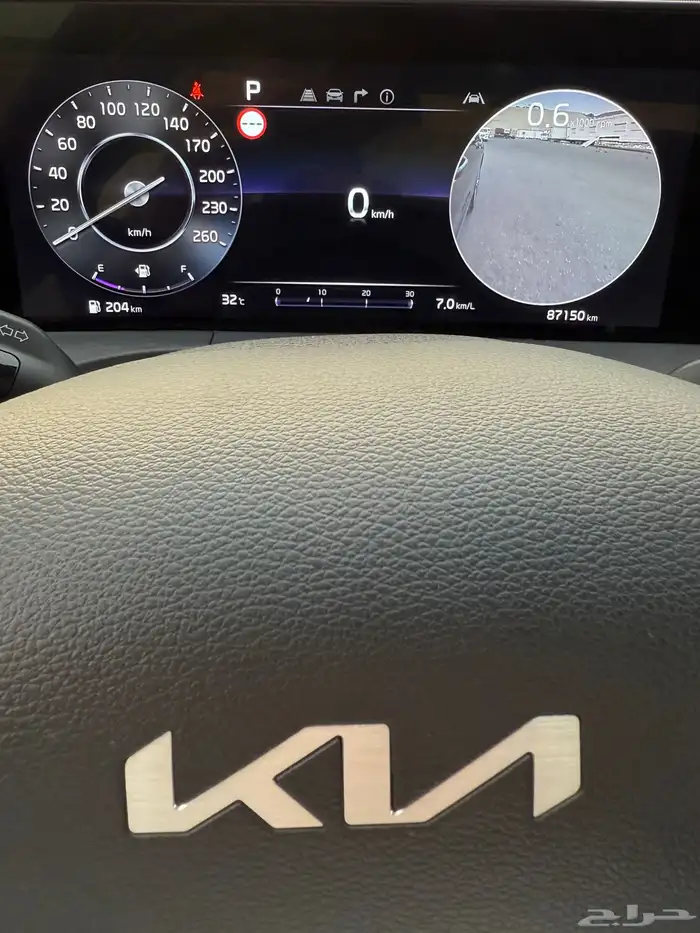 كيا K8 بنورما 2022 - 4 سلندر فل كامل بحالة الوكاله للبيع 23