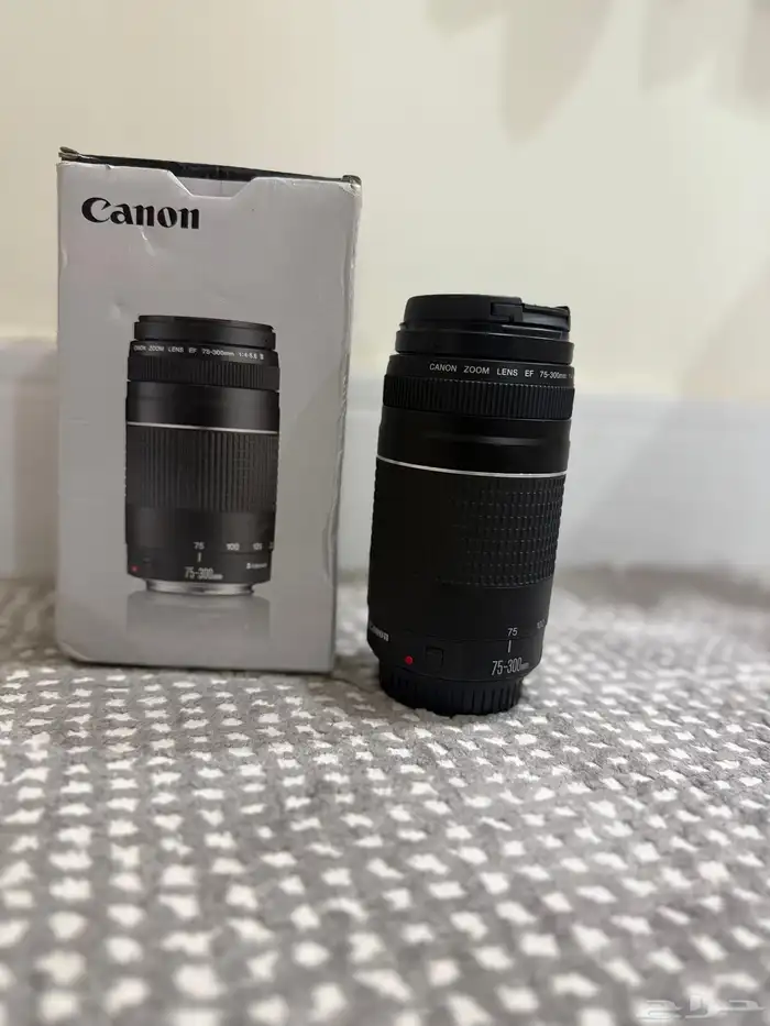 كاميرة كانون 250d مع عدسة تقريب 7